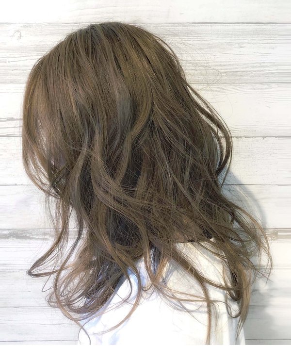  カット＋カラー(アッシュグレージュ)|Cure2 (キュアキュア)