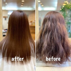 「髪質改善」酸熱トリートメント