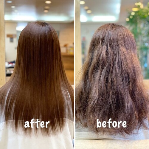 「髪質改善」酸熱トリートメント