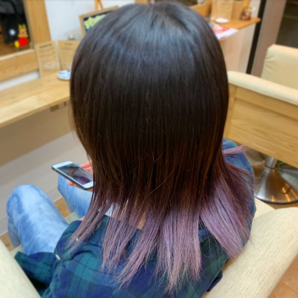 パープルカラーグラデーション|Cure2 (キュアキュア)