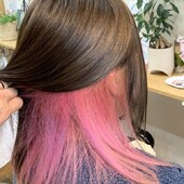 「インナーカラー」塩基性カラーピンク|Cure2 (キュアキュア)