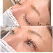 カラーフラットラッシュ140本オフ無料　24|sign post 志木店