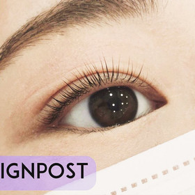 カラーフラットラッシュ〜モカブラウン〜140本オフ無料　24|sign post 志木店