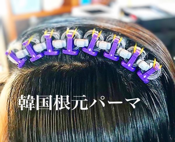 【新規限定】韓国発根元ボリュームパーマ【つむじ周り】＋デジタルパーマ￥18000　シャンプーカット込|ブルーモスクTOKYO