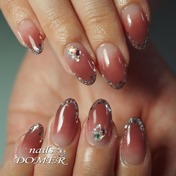 艶カラー×スタンダード×グラデーション|nailsDOMER-ドメル-