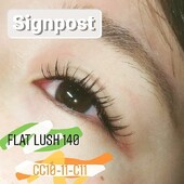 フラットラッシュ140本オフ無料　57|アイラッシュサロン　sign post　ふじみ野店