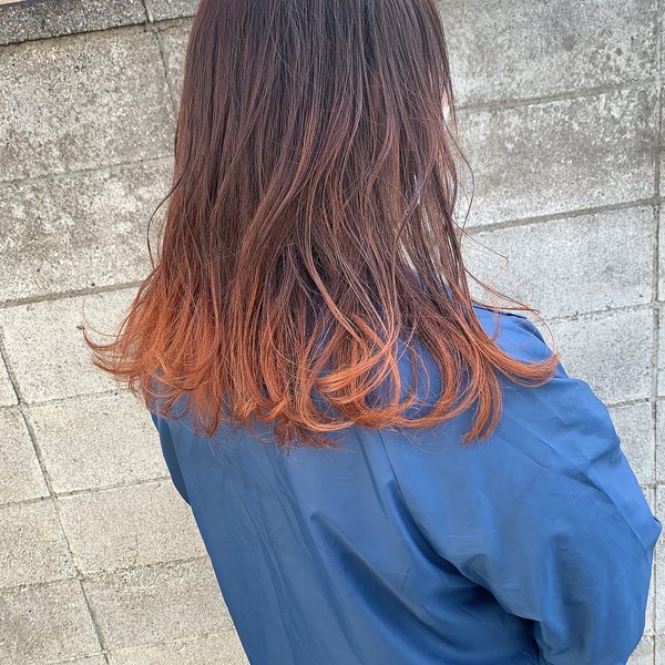 裾カラーオレンジ Kito キト 東京都 下北沢 の髪型 ヘアスタイルカタログ ビューティーパーク