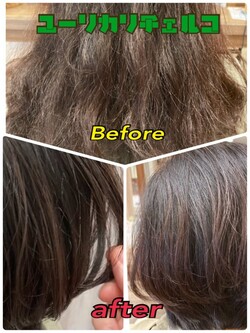 美髪ストレートエステコース・ショートボブ|髪質頭皮改善専門 Ｙｕｒｉｃａ　ｒｉｃｅｒｃｏ『ユーリカ・リチェルコ』