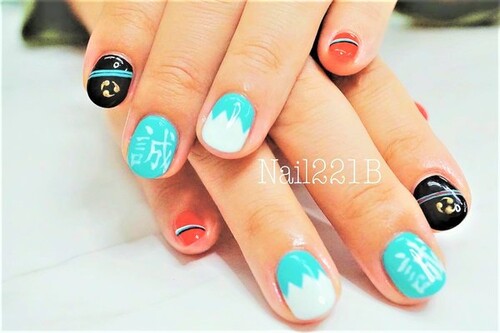 キャラクターカラーデザインご相談ネイル