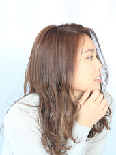 肌映えヘアカラーテラコッタ「オレンジベージュ」＋ハイライト|NON EDGE