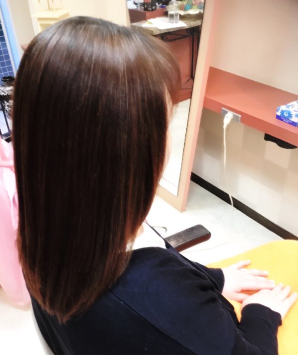 素髪の様な縮毛矯正でライトな艶髪スタイル|Prim K