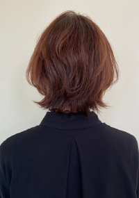 ショートですっきりくびれヘア|Raffine三宮