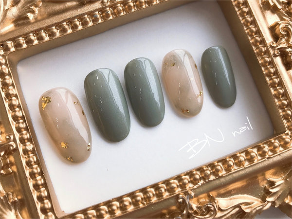 イエロー グリーン 黄 緑 のネイルデザインカタログ一覧 ビューティーパーク