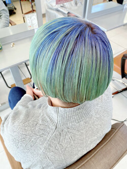 ハンサムショート×ミントグリーン