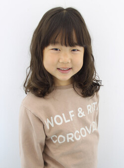 ふんわりキッズパーマ