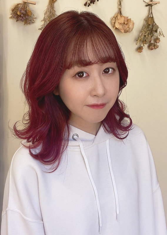 ピンクミックスカラー|Raffine三宮