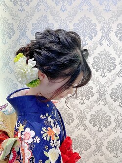 成人式アレンジ