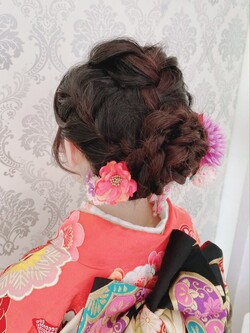 成人式ヘアセット