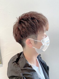 ナチュラルパーマ×ツーブロック