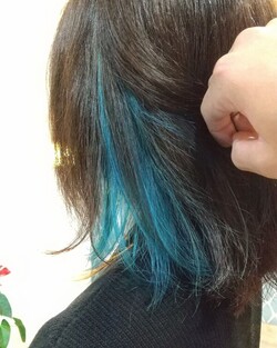 インナーカラー × ブルー|coast