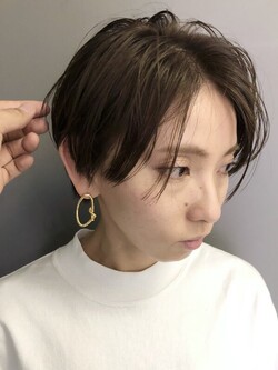 シースルーショートボブ|NERO HAIR SALON