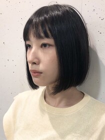 黒髪ミニボブ|NERO HAIR SALON
