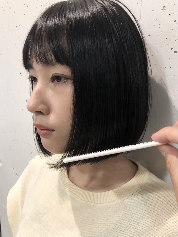 黒髪ミニボブ|NERO HAIR SALON