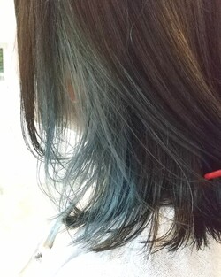 ペールブルー × インナーカラー|coast