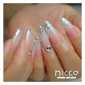 ベイビーブーマー ラメ Private Nail Salon Nicco プライベートネイルサロンニッコ 広島県 福山 のネイル デザインカタログ ビューティーパーク