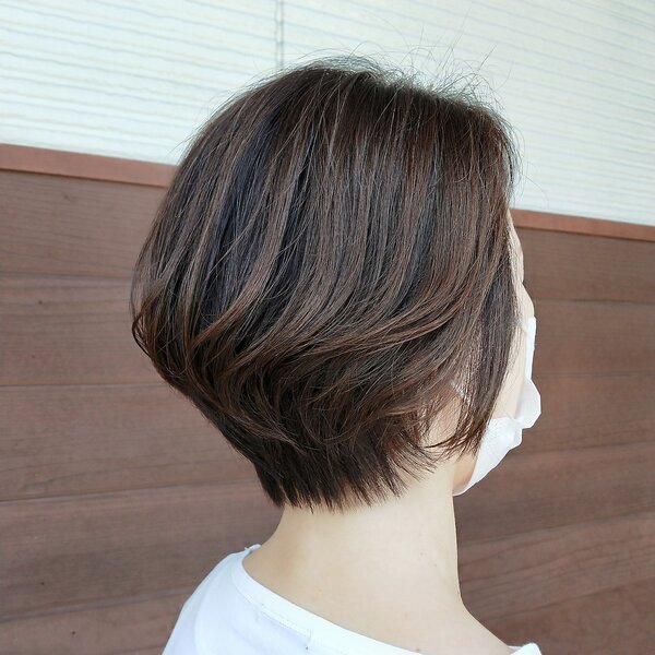 スッキリ☆前下がりショート|ヘアリゾートハピネス／陽光町
