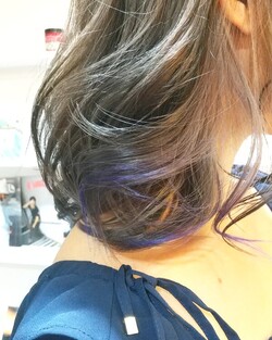 インナーカラー × ネオンパープル|coast