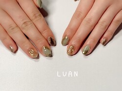 キレイめニュアンス♪|nail salon LUAN