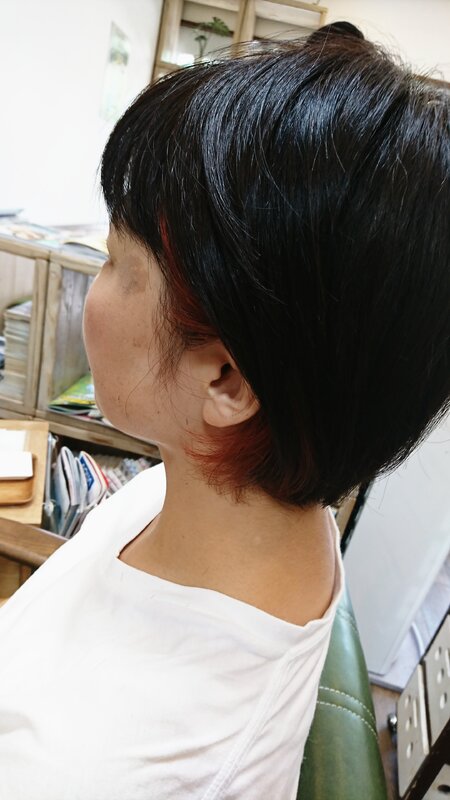 インナーカラー　オレンジ|HAIR &amp; SMILE KOKO