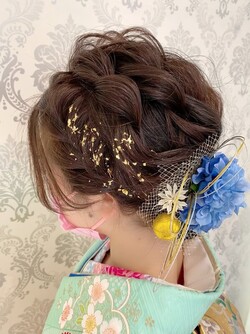 成人式×ヘアセット