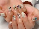 キラキラ宝石ネイル★☆|nail salon LUAN