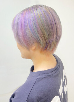 ユニコーンカラー×ショート