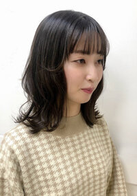 シースルーバングレイヤー|Raffine三宮