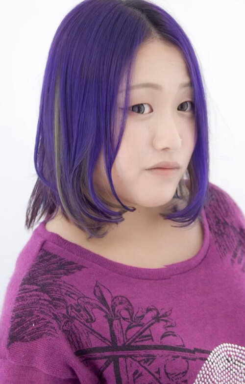 パープルカラー×カラフルインナーカラー|Raffine三宮