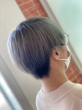 ボーイッシュショート&amp;ダブルカラー|HAIR SHOP Skeleton