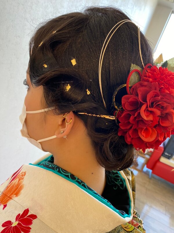 成人式ヘアセット1|HAIR SHOP Skeleton