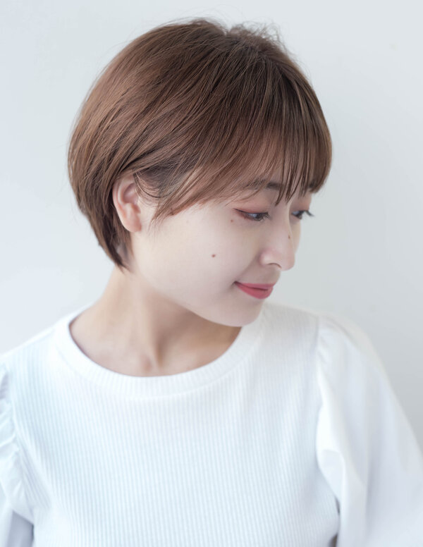 前髪あり丸みショート|Fringe Hair Salon