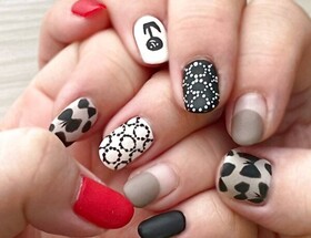 ミナペルホネン風nail|nail salon LUAN