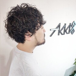 スパイラルパーマ　スパイラル　メンズスタイル　伊勢崎市|Add9