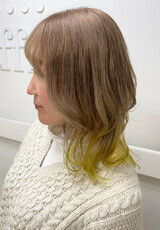 ハイトーン裾カラー|Raffine三宮