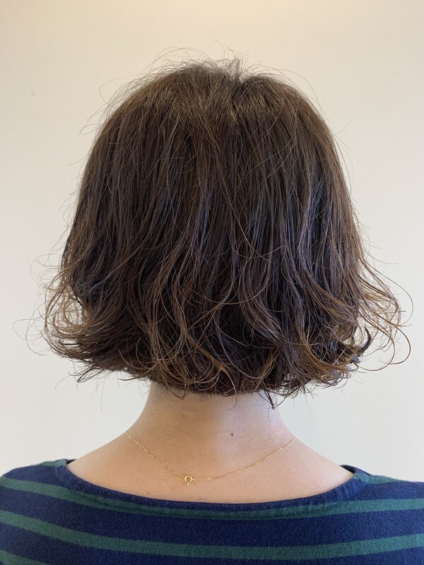 大人パーマボブ|cut shin