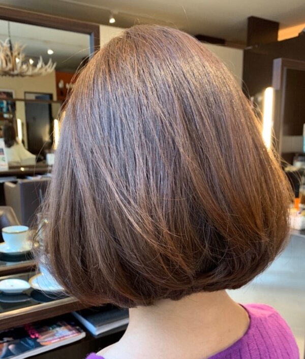 顔がナチュラルにみえるボブ|Beauty&amp;Spa MARIEN BETH