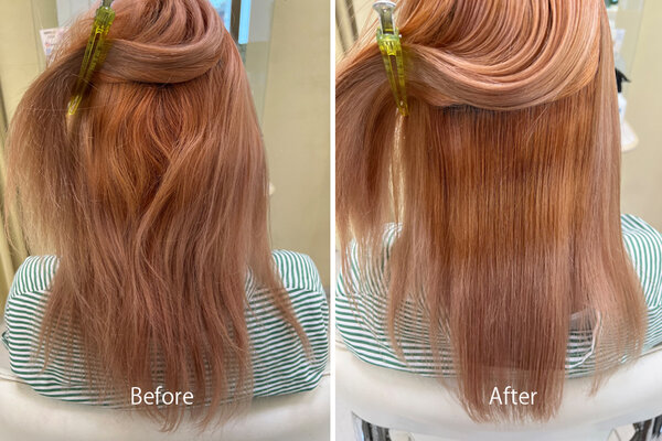 カット・ノンアルカリ縮毛矯正|Raffine三宮