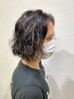 アメリカンカジュアル×パーマ