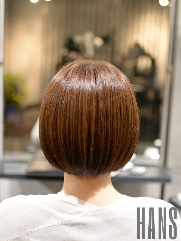 すっきりまとまるボブ|美容室ＨＡＮＳ　名古屋　伏見