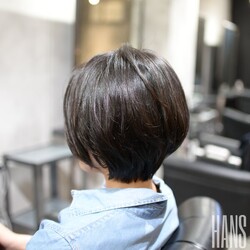 頭頂部ふんわり×襟足すっきりボブ